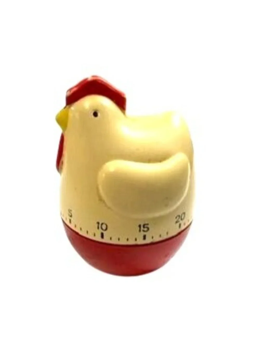 Vintage Chicken Hen Kitchen Timer 60 Minute Mechanical Windup Farmhouse Decor